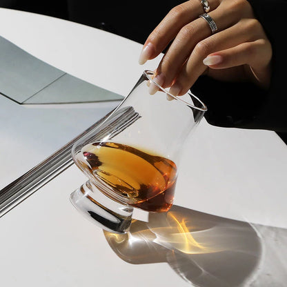 Premium Whiskey Glass Set – Available in 2, 4, or 6 Pieces | 250mL Lead-Free Crystal Clear Glasses for Whiskey, Scotch, Bourbon, Cocktails, Wine & Spirits