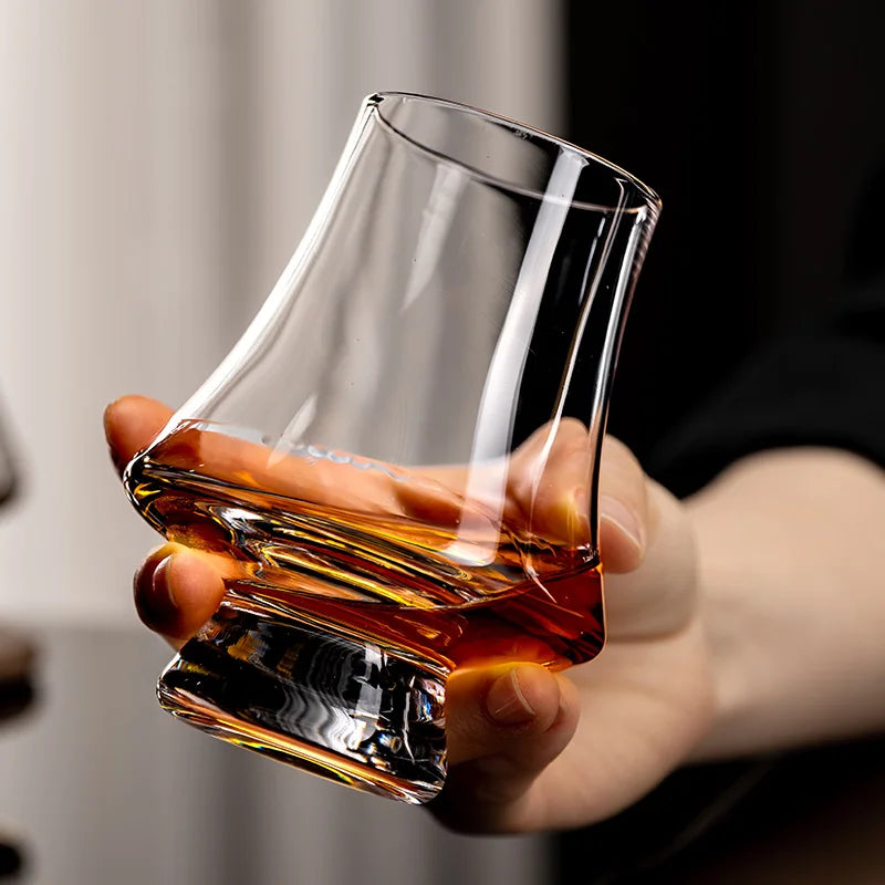 Premium Whiskey Glass Set – Available in 2, 4, or 6 Pieces | 250mL Lead-Free Crystal Clear Glasses for Whiskey, Scotch, Bourbon, Cocktails, Wine & Spirits
