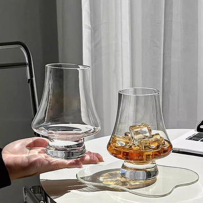 Premium Whiskey Glass Set – Available in 2, 4, or 6 Pieces | 250mL Lead-Free Crystal Clear Glasses for Whiskey, Scotch, Bourbon, Cocktails, Wine & Spirits
