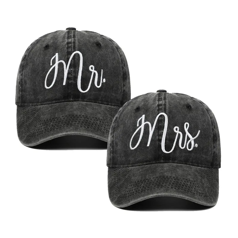 Dad & Mom Hat Embroidered Adjustable Baseball Caps. Gift For Mom and Dad.