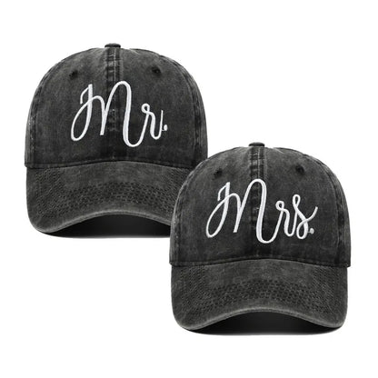 Dad & Mom Hat Embroidered Adjustable Baseball Caps. Gift For Mom and Dad.