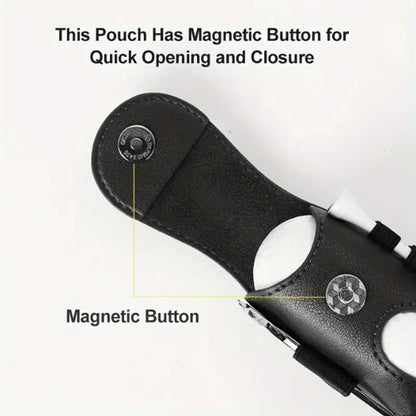 Professional Waist-Belt Golf Ball Pouch. Durable and Stylish Design for Golf Enthusiasts. Perfect Gift For Father's Day.