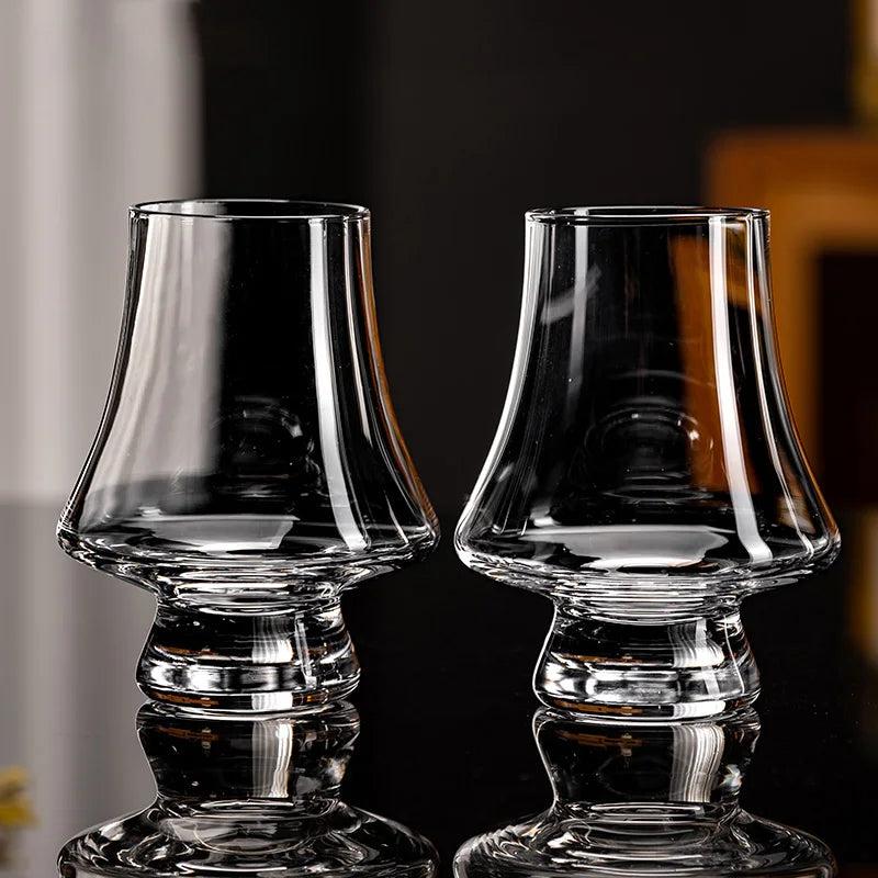 Premium Whiskey Glass Set – Available in 2, 4, or 6 Pieces | 250mL Lead-Free Crystal Clear Glasses for Whiskey, Scotch, Bourbon, Cocktails, Wine & Spirits