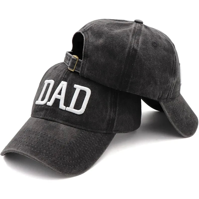 Dad & Mom Hat Embroidered Adjustable Baseball Caps. Gift For Mom and Dad.