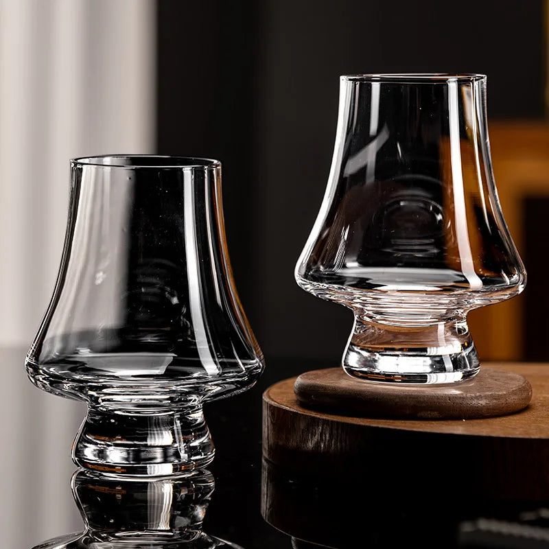 Premium Whiskey Glass Set – Available in 2, 4, or 6 Pieces | 250mL Lead-Free Crystal Clear Glasses for Whiskey, Scotch, Bourbon, Cocktails, Wine & Spirits