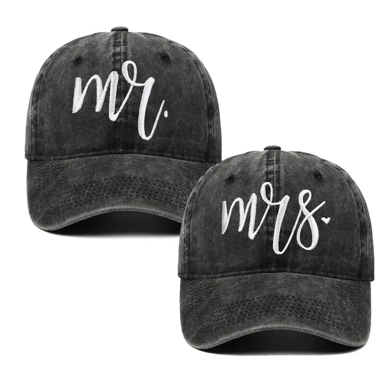 Dad & Mom Hat Embroidered Adjustable Baseball Caps. Gift For Mom and Dad.