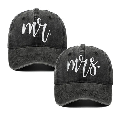 Dad & Mom Hat Embroidered Adjustable Baseball Caps. Gift For Mom and Dad.