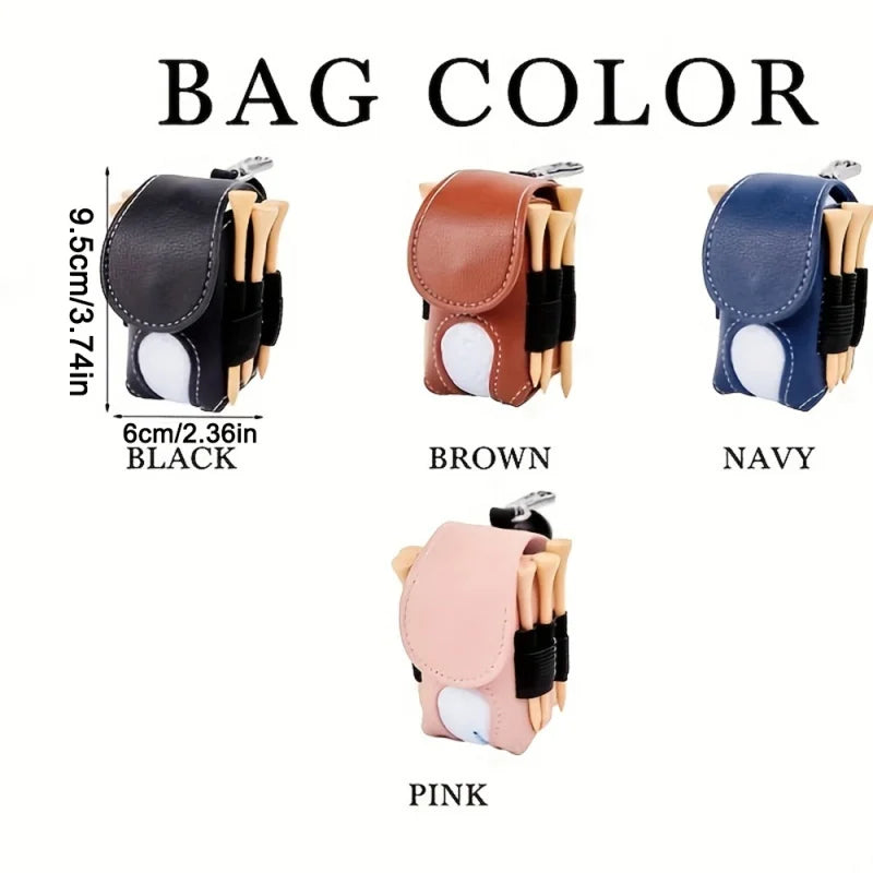 Professional Waist-Belt Golf Ball Pouch. Durable and Stylish Design for Golf Enthusiasts. Perfect Gift For Father's Day.
