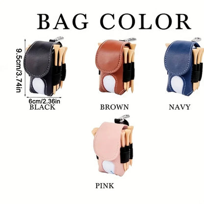 Professional Waist-Belt Golf Ball Pouch. Durable and Stylish Design for Golf Enthusiasts. Perfect Gift For Father's Day.